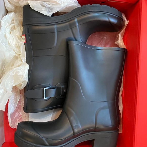 NEW Hunter Women's Original Ankle Boot Size 7 - Picture 2 of 6